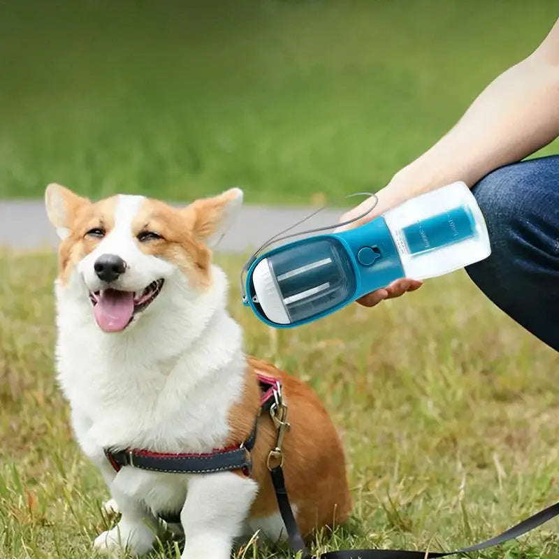 Sip, Snack & Scoop – 3-in-1 Pet Bottle