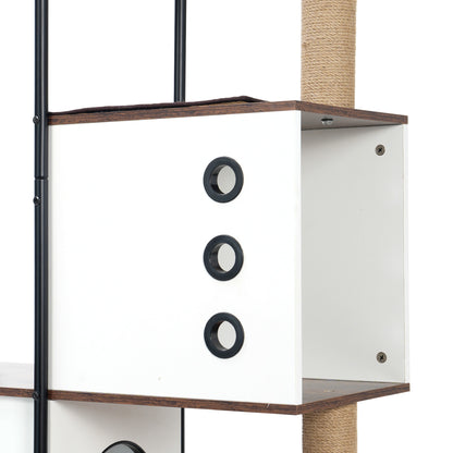 Modern Cat Tower – Multi-Level Climbing Fun for Stylish Cats
